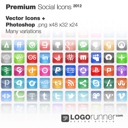 social icons 2012